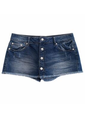 Harmony + Havoc Y2K Denim Low Rise Skort Lace Trim – Size 7 EUC